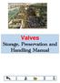 Valves. Storage, Preservation and Handling Manual
