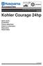 Kohler Courage 24hp. Accessories. Spare parts Ersatzteile Pièces détachées Reserve onderdelen Repuestos Reservdelar I SERVICE