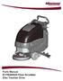 Parts Manual E17/E20/H20 Floor Scrubber Disc Traction Drive
