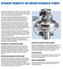SPRAGUE PRODUCTS AIR DRIVEN HYDRAULIC PUMPS