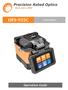 OFS-935C. Fusion Splicer. Operation Guide