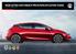 NEW ASTRA HATCHBACK PRICE/SPECIFICATION GUIDE 17 June 2015 Model Year 2016