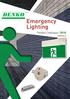 Emergency Lighting. Product Catalogue 2018 edition 2