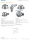 Mounting Options CS600 Stainless Steel Pendant Arm System IEC 60529, IP66
