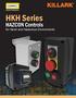 HKH Series. HAZCON Controls for Harsh and Hazardous Environments