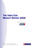 THE USED CAR MARKET REPORT 2008