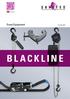 English Version. Event Equipment Pricelist 2017 BLACKLINE