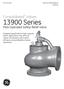13900 Series. Consolidated * Valves. Pilot-Operated Safety Relief Valve