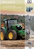 Hitch systems. for John Deere Tractors series 5000, 6000, 7000 and