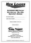 NL5000G5 RBR Vector MultApplier / MultiBin Operator s Manual