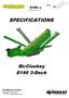 SPECIFICATIONS. McCloskey S190 3-Deck S190 3D. May 2012, issue 004 DISTRIBUTOR FOR AFRICA