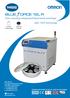 MDD. Floor standing refrigerated blood bank centrifuge with T UCH technology CENTRIFUGES MADE IN THE UK, USED BY THE WORLD rpm xg