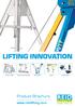 LIFTING INNOVATION. Product Brochure.  Lightweight Portable Safe