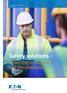 Arc flash solutions catalogue Australia. Safety solutions - Protecting employees and the enterprise