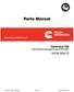 Parts Manual. Generator Set with PowerCommand Control PCC1301. GGDB (Spec F) English Original Instructions (Issue 3)