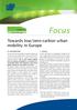 Focus. Towards low/zero-carbon urban mobility in Europe. 0. Introduction. 1. Vision NOVEMBER A UITP position paper