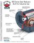 800 Series Gear Reducers Built For Industrial Use