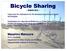 Bicycle Sharing. Cases and the implications for the development process of green technologies