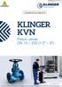 KLINGER KVN. Piston valves DN (1/2 8)