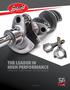 THE LEADER IN HIGH PERFORMANCE CRANKSHAFTS CONNECTING RODS ROTATING ASSEMBLIES