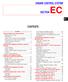 ENGINE CONTROL SYSTEM SECTIONEC CONTENTS