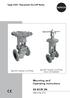 Mounting and Operating Instructions EB 8039 EN. Type 3351 Pneumatic On/off Valve. Type 3351 Pneumatic On/off Valve. Type 3351 Pneumatic On/off Valve