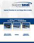 END SEAL CAPS. SUPER SEAL CORPORATION 45 Seymour Street P.O. Box 394 Stratford, CT 06615