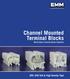 Channel Mounted Terminal Blocks World-Class Terminal Block Solutions