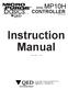 Instruction Manual MP10H CONTROLLER PATENT PENDING. O asics MODEL