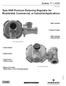 Type HSR Pressure Reducing Regulator for Residential, Commercial, or Industrial Applications
