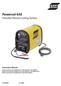 Powercut 650. Portable Plasma Cutting System. Instruction Manual