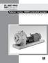 MET-PRO. Fybroc series 1600 horizontal pumps. Global Pump Solutions I N S T A L L A T I O N M A N U A L
