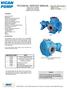 TECHNICAL SERVICE MANUAL HEAVY-DUTY PUMPS SERIES 332 AND 260 MODELS Q, M, N AND R