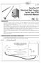 SureFire II TM Electrical High Tension Igniter type HTSS Instruction Manual