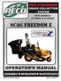 PRO 2 BAGGER+ PECO GRASS COLLECTION SYSTEM PECO MODEL#: & SCAG FREEDOM Z OPERATOR S MANUAL ASSEMBLY OPERATION MAINTENANCE