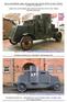Surviving British early Armoured Cars (from WW1 to the 1930s) Last update : 27 November 2010