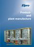 Productand. plant manufacture