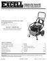 PRESSURE WASHER OPERATION MANUAL for model PWZ