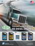 COOLANT TECHNOLOGY FOR HD DIESEL ENGINES.