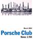 March Porsche Club. News 1/04