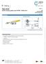 Data sheet E-DAT Industry patch cord V6 IP67 - RJ m