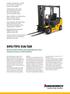 DFG/TFG 316/320. Diesel and LPG forklifts with hydrodynamic drive (Torque Converter) (1,600/2,000 kg)