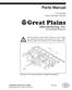 Great Plains. Parts Manual. Manufacturing, Inc. FCN8308M Field Cultivator Narrow.