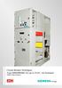 Type SIMOPRIME A4, up to 24 kv, Air-Insulated Medium-Voltage Switchgear