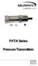 PXT-K Series. Pressure Transmitters Section 05