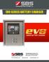 EVO SERIES BATTERY CHARGER SERIES BATTERY CHARGER