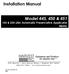 Installation Manual. Model 445, 450 & & 200 Liter Automatic Preservative Applicator Metric INST-M 9/16