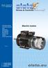elsto.eu Electric motors Green Solutions Power, Control & T +31(0) F +31(0) E