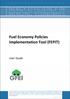 Fuel Economy Policies Implementation Tool (FEPIT)