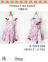 dress e-pattern sizes2-6yrs. Sew Crazy
